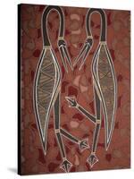 Paintings from the Dreamtime Including Two Birds, Australia, Pacific-Dominic Harcourt-webster-Stretched Canvas