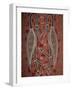 Paintings from the Dreamtime Including Two Birds, Australia, Pacific-Dominic Harcourt-webster-Framed Photographic Print