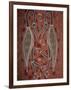 Paintings from the Dreamtime Including Two Birds, Australia, Pacific-Dominic Harcourt-webster-Framed Photographic Print