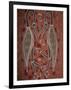 Paintings from the Dreamtime Including Two Birds, Australia, Pacific-Dominic Harcourt-webster-Framed Photographic Print