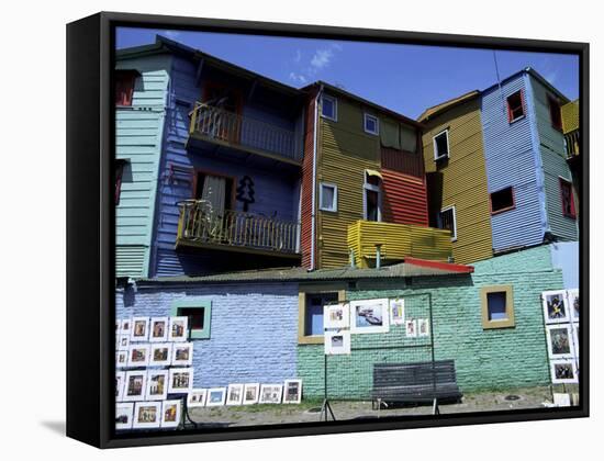 Paintings, La Boca, Buenos Aires, Argentina, South America-Jane Sweeney-Framed Stretched Canvas
