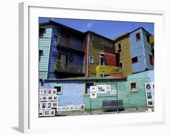 Paintings, La Boca, Buenos Aires, Argentina, South America-Jane Sweeney-Framed Photographic Print