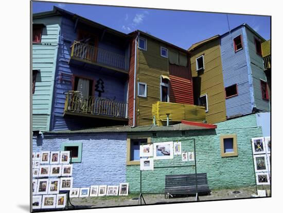 Paintings, La Boca, Buenos Aires, Argentina, South America-Jane Sweeney-Mounted Photographic Print