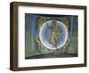 Paintings of Jesus Christ with Angels, Panagia Too Araka, Lagoudera, Cyprus-null-Framed Giclee Print