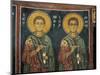 Paintings of St. Cosmas with St. Damian, Panagia Ties Asinou Church, Nikitart, Cyprus-null-Mounted Giclee Print