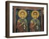 Paintings of St. Cosmas with St. Damian, Panagia Ties Asinou Church, Nikitart, Cyprus-null-Framed Giclee Print
