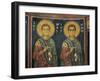 Paintings of St. Cosmas with St. Damian, Panagia Ties Asinou Church, Nikitart, Cyprus-null-Framed Giclee Print