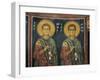 Paintings of St. Cosmas with St. Damian, Panagia Ties Asinou Church, Nikitart, Cyprus-null-Framed Giclee Print