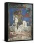 Paintings of St. George on a Horse, Panagia Ties Asinou Church, Nikitari, Cyprus-null-Framed Stretched Canvas