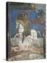 Paintings of St. George on a Horse, Panagia Ties Asinou Church, Nikitari, Cyprus-null-Stretched Canvas