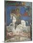 Paintings of St. George on a Horse, Panagia Ties Asinou Church, Nikitari, Cyprus-null-Mounted Giclee Print