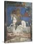 Paintings of St. George on a Horse, Panagia Ties Asinou Church, Nikitari, Cyprus-null-Stretched Canvas