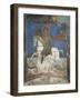 Paintings of St. George on a Horse, Panagia Ties Asinou Church, Nikitari, Cyprus-null-Framed Giclee Print