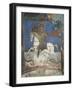 Paintings of St. George on a Horse, Panagia Ties Asinou Church, Nikitari, Cyprus-null-Framed Giclee Print