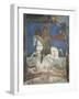 Paintings of St. George on a Horse, Panagia Ties Asinou Church, Nikitari, Cyprus-null-Framed Giclee Print