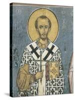 Paintings of St. John Chrysostom, Panagia Ties Asinou Church, Nikitart, Cyprus-null-Stretched Canvas