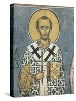 Paintings of St. John Chrysostom, Panagia Ties Asinou Church, Nikitart, Cyprus-null-Stretched Canvas