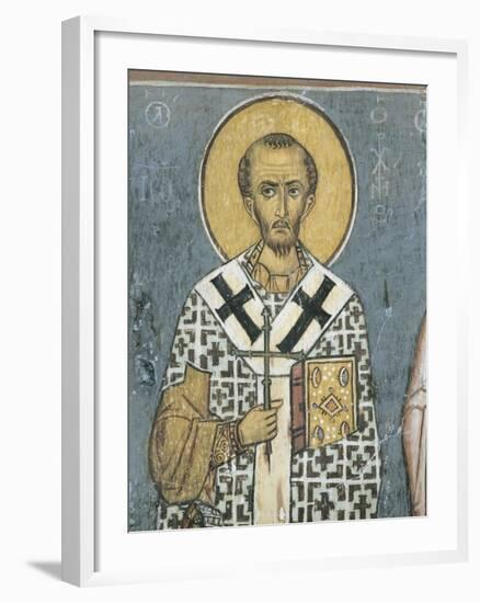 Paintings of St. John Chrysostom, Panagia Ties Asinou Church, Nikitart, Cyprus-null-Framed Premium Giclee Print