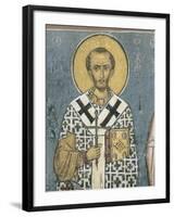 Paintings of St. John Chrysostom, Panagia Ties Asinou Church, Nikitart, Cyprus-null-Framed Premium Giclee Print