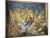 Paintings of the Nativity Scene, Panagia Too Araka, Lagoudera, Cyprus-null-Mounted Giclee Print