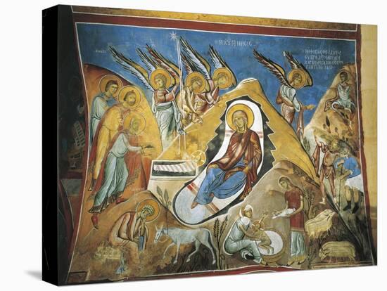 Paintings of the Nativity Scene, Panagia Too Araka, Lagoudera, Cyprus-null-Stretched Canvas