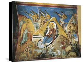 Paintings of the Nativity Scene, Panagia Too Araka, Lagoudera, Cyprus-null-Stretched Canvas