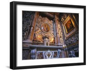 Paintings of the Virgin Mary, La Martorana, Palermo, Sicily-Ken Gillham-Framed Photographic Print