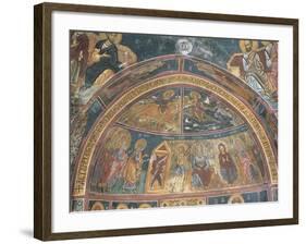 Paintings of Virgin Mary with Abraham, Panagia Ties Asinou Church, Nikitart, Cyprus-null-Framed Giclee Print