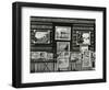 Paintings On Street, New York, 1943-Brett Weston-Framed Photographic Print