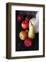 Pair, Apple and Other Fruits in Retro Style Poster Pictures-Aleksa_D-Framed Photographic Print