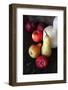 Pair, Apple and Other Fruits in Retro Style Poster Pictures-Aleksa_D-Framed Photographic Print