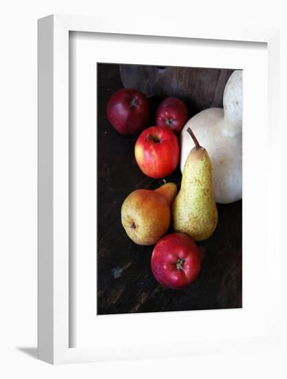 Pair, Apple and Other Fruits in Retro Style Poster Pictures-Aleksa_D-Framed Photographic Print