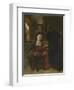 Pair Making Music-Cornelis de Man-Framed Art Print