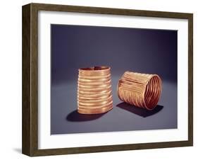 Pair of Armlets, from Derrinboy, County Offaly, Middle Bronze Age, 1400-1200 Bc-Bronze Age-Framed Giclee Print