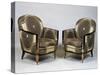 Pair of Art Deco Style Armchairs, Ducharne Model, 1926-Jacques-emile Ruhlmann-Stretched Canvas