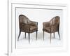 Pair of Art Deco Style Armchairs, Guinde Model-Jacques-emile Ruhlmann-Framed Giclee Print