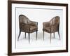 Pair of Art Deco Style Armchairs, Guinde Model-Jacques-emile Ruhlmann-Framed Giclee Print