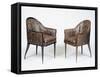 Pair of Art Deco Style Armchairs, Guinde Model-Jacques-emile Ruhlmann-Framed Stretched Canvas