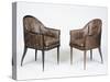 Pair of Art Deco Style Armchairs, Guinde Model-Jacques-emile Ruhlmann-Stretched Canvas