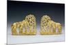 Pair of Belt Clasps with Three Figures-Scythian-Mounted Giclee Print