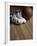 Pair of Boots with a Basketball-null-Framed Photographic Print