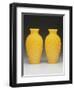 Pair of Carved Beijing Vases, Qianlong Period, 1736-95-null-Framed Giclee Print