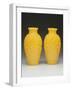 Pair of Carved Beijing Vases, Qianlong Period, 1736-95-null-Framed Giclee Print