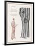 Pair of Elegant Striped Pyjamas and a Man Shown Modelling Them-null-Framed Photographic Print