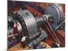 Pair of giant motors, 1938-Unknown-Mounted Giclee Print