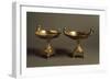 Pair of Gilded Silver Cakestands with Mythological Decoration-Albert Maignan-Framed Premium Giclee Print