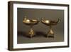 Pair of Gilded Silver Cakestands with Mythological Decoration-Albert Maignan-Framed Giclee Print