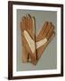 Pair of Leather and Lace Gloves-null-Framed Giclee Print