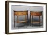 Pair of Louis XVI Style Crescent Shaped Console Tables, France-null-Framed Giclee Print