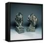 Pair of Monkeys, C.1930-null-Framed Stretched Canvas